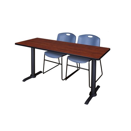 CAIN Rectangle Tables > Training Tables > Cain Training Table & Chair Sets, 60 X 24 X 29, Cherry MTRCT6024CH44BE